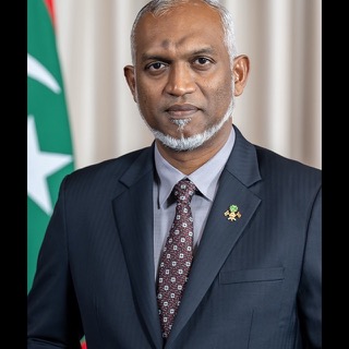 Official portrait of President Mohamed Muizzu